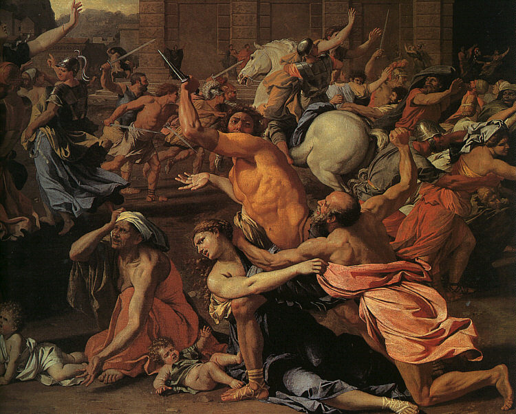 Poussin Nicolas -  l-enlevement des Sabines (detail) - 1637-38.jpg